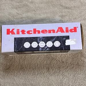 KitchenAid Pasta Maker Plates SNFGA Attachment Discs Set + Storage Stomper